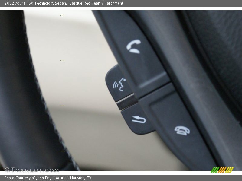 Basque Red Pearl / Parchment 2012 Acura TSX Technology Sedan