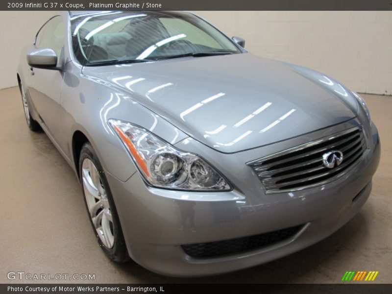Platinum Graphite / Stone 2009 Infiniti G 37 x Coupe