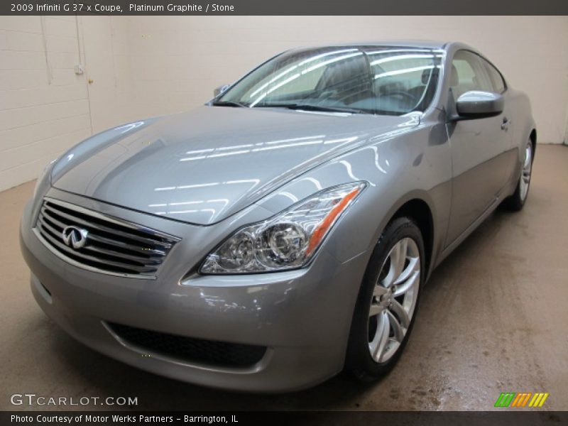 Platinum Graphite / Stone 2009 Infiniti G 37 x Coupe