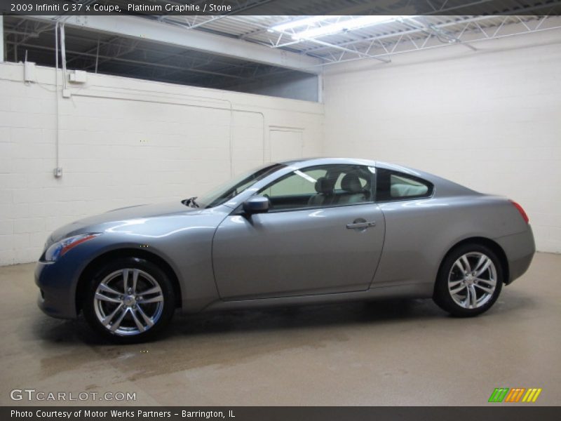 Platinum Graphite / Stone 2009 Infiniti G 37 x Coupe