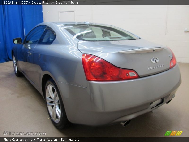 Platinum Graphite / Stone 2009 Infiniti G 37 x Coupe