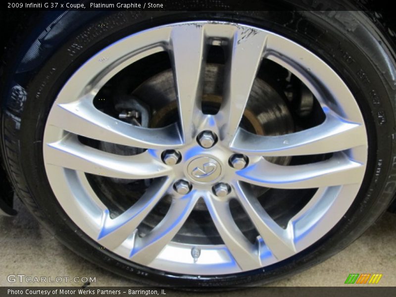 Platinum Graphite / Stone 2009 Infiniti G 37 x Coupe