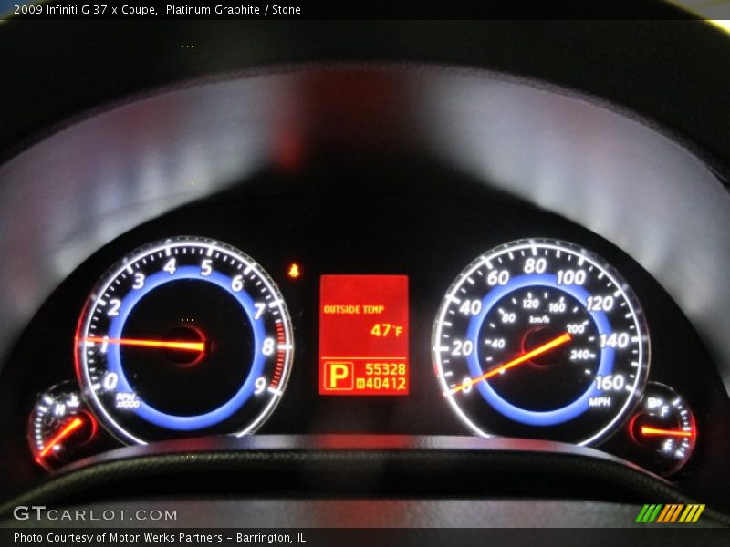 Platinum Graphite / Stone 2009 Infiniti G 37 x Coupe