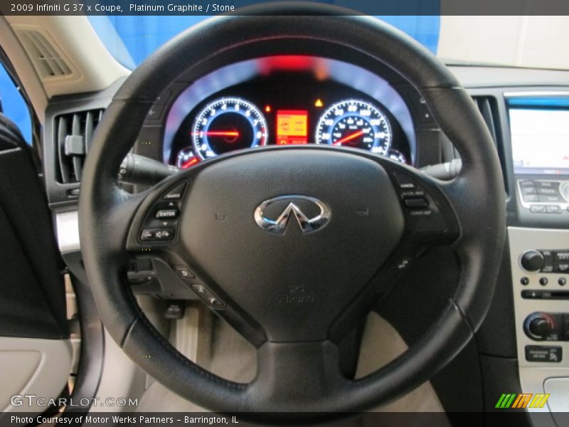 Platinum Graphite / Stone 2009 Infiniti G 37 x Coupe