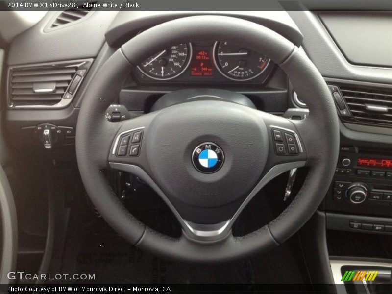 Alpine White / Black 2014 BMW X1 sDrive28i