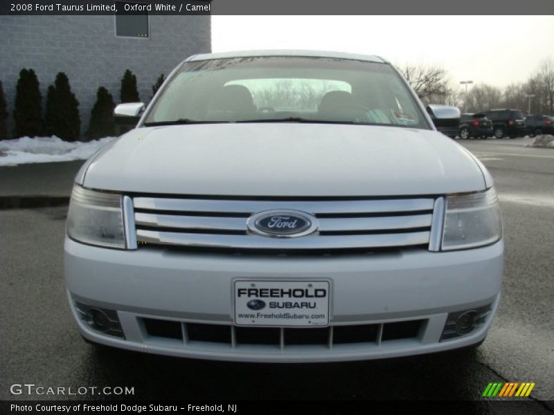 Oxford White / Camel 2008 Ford Taurus Limited