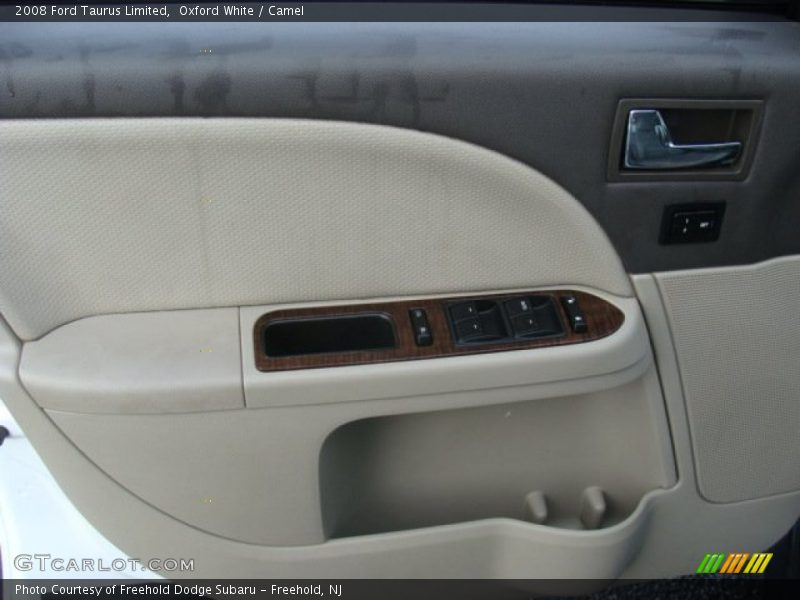 Oxford White / Camel 2008 Ford Taurus Limited