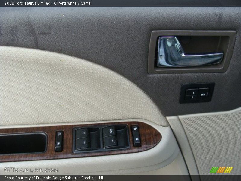 Oxford White / Camel 2008 Ford Taurus Limited