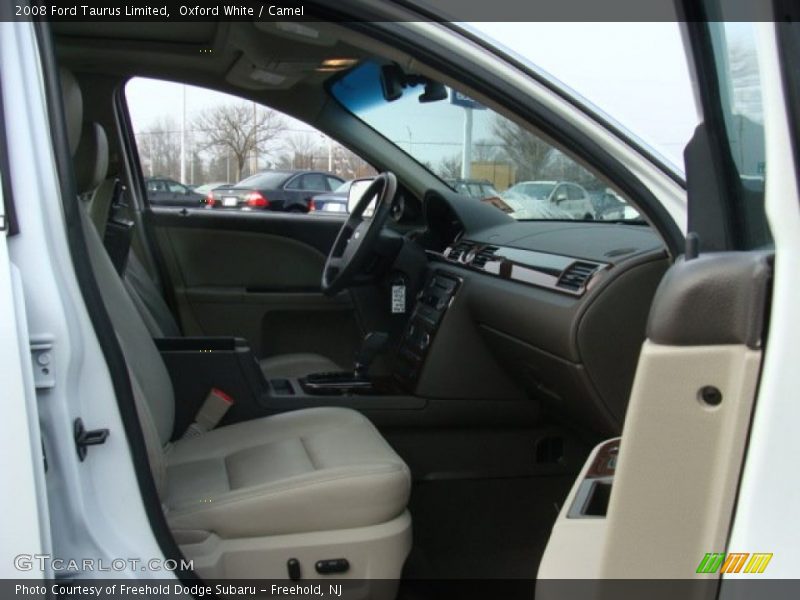Oxford White / Camel 2008 Ford Taurus Limited