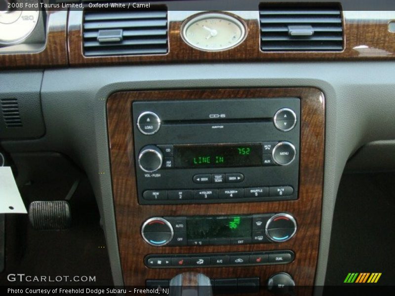 Oxford White / Camel 2008 Ford Taurus Limited