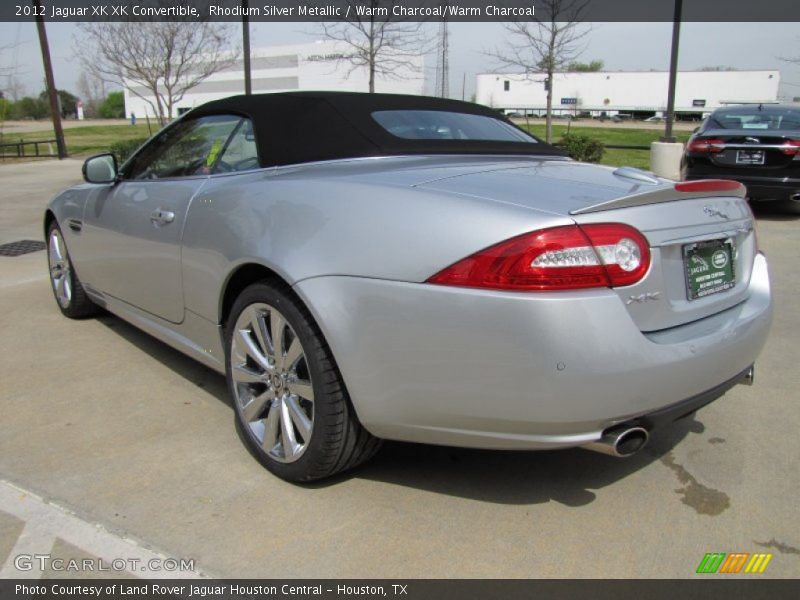 Rhodium Silver Metallic / Warm Charcoal/Warm Charcoal 2012 Jaguar XK XK Convertible