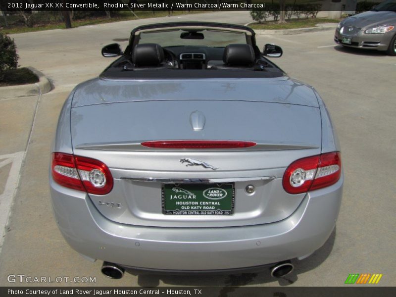 Rhodium Silver Metallic / Warm Charcoal/Warm Charcoal 2012 Jaguar XK XK Convertible