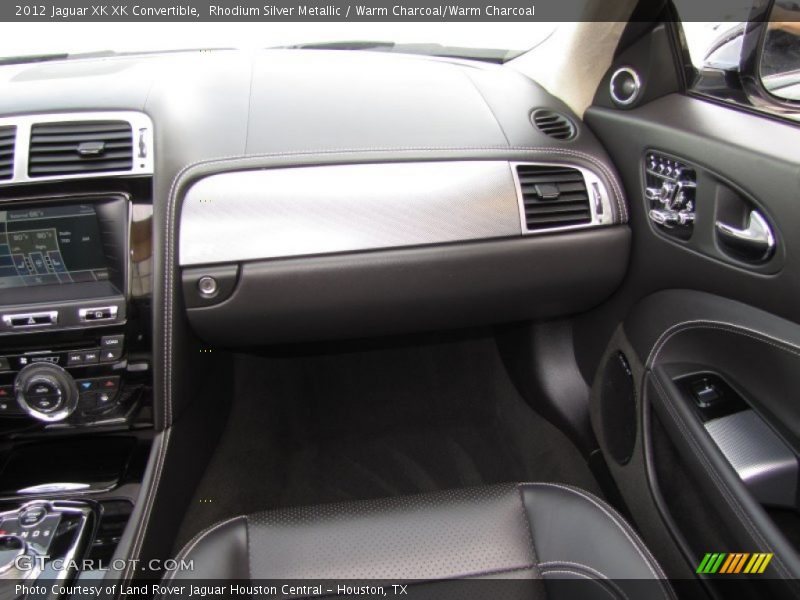 Rhodium Silver Metallic / Warm Charcoal/Warm Charcoal 2012 Jaguar XK XK Convertible