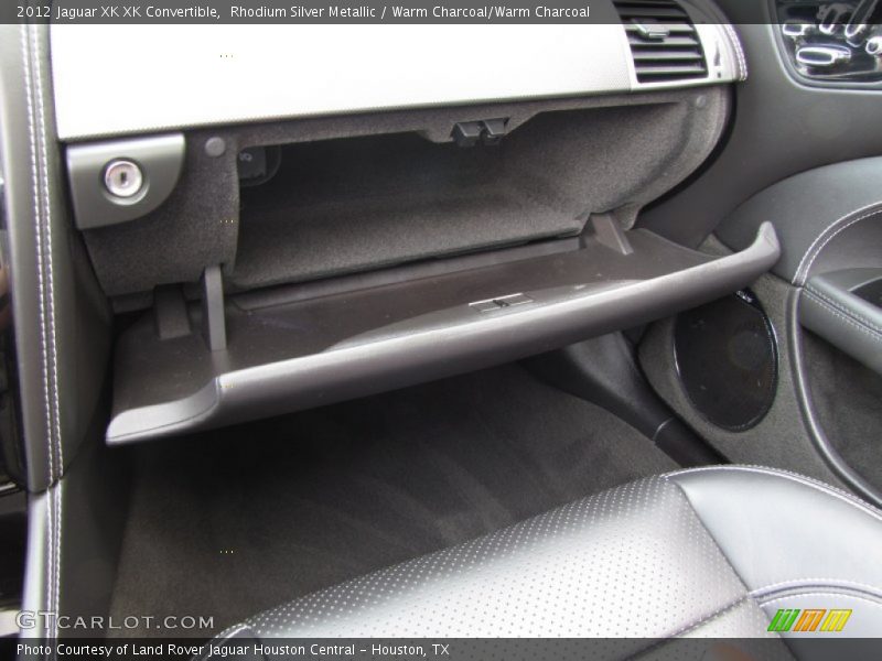 Rhodium Silver Metallic / Warm Charcoal/Warm Charcoal 2012 Jaguar XK XK Convertible