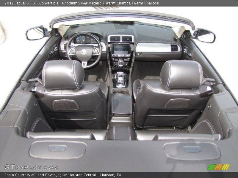 Rhodium Silver Metallic / Warm Charcoal/Warm Charcoal 2012 Jaguar XK XK Convertible