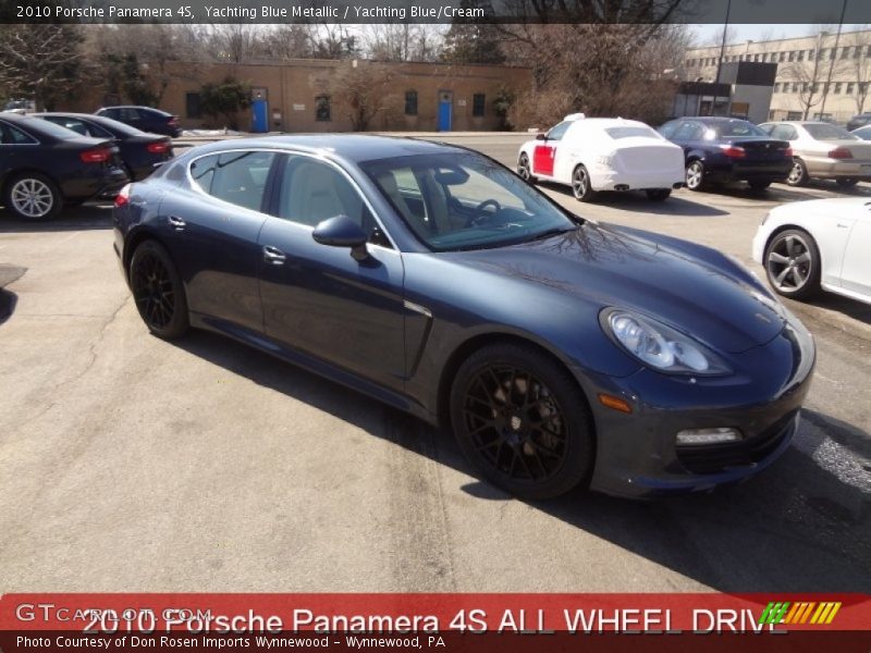 Yachting Blue Metallic / Yachting Blue/Cream 2010 Porsche Panamera 4S