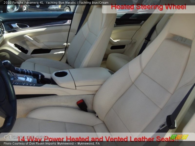 Yachting Blue Metallic / Yachting Blue/Cream 2010 Porsche Panamera 4S