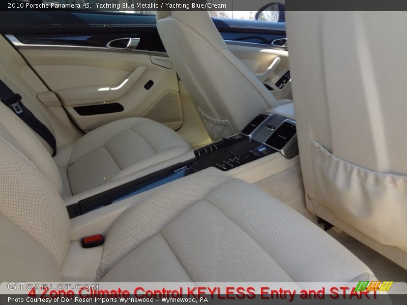 Yachting Blue Metallic / Yachting Blue/Cream 2010 Porsche Panamera 4S