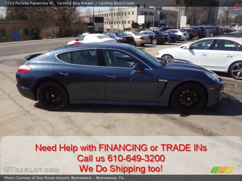 Yachting Blue Metallic / Yachting Blue/Cream 2010 Porsche Panamera 4S
