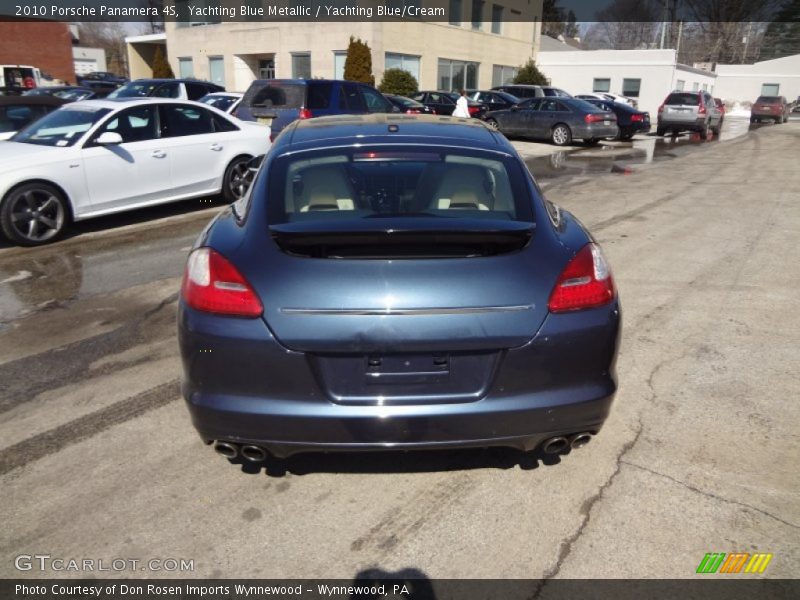 Yachting Blue Metallic / Yachting Blue/Cream 2010 Porsche Panamera 4S