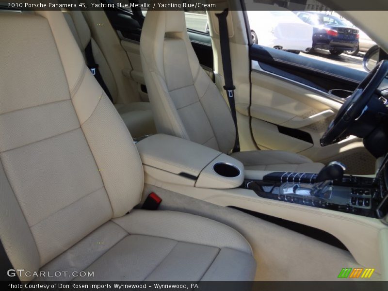 Yachting Blue Metallic / Yachting Blue/Cream 2010 Porsche Panamera 4S