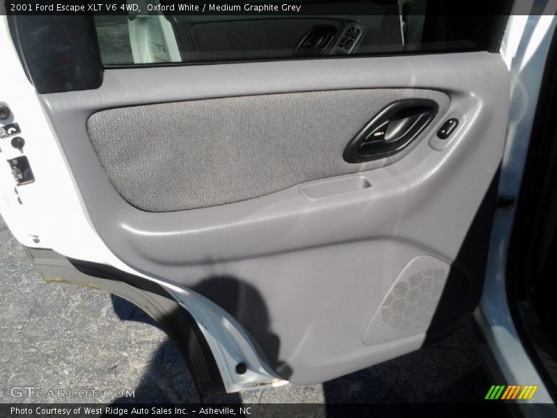 Oxford White / Medium Graphite Grey 2001 Ford Escape XLT V6 4WD