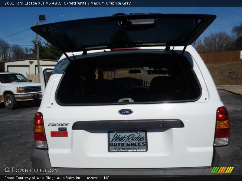 Oxford White / Medium Graphite Grey 2001 Ford Escape XLT V6 4WD