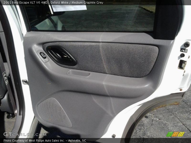 Oxford White / Medium Graphite Grey 2001 Ford Escape XLT V6 4WD