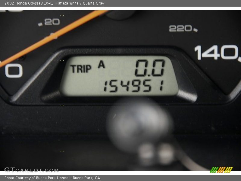 Taffeta White / Quartz Gray 2002 Honda Odyssey EX-L