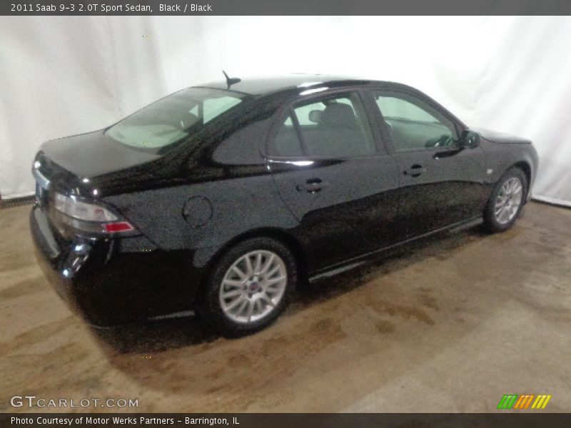 Black / Black 2011 Saab 9-3 2.0T Sport Sedan