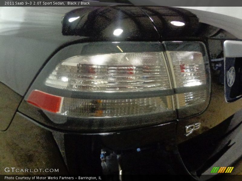 Black / Black 2011 Saab 9-3 2.0T Sport Sedan
