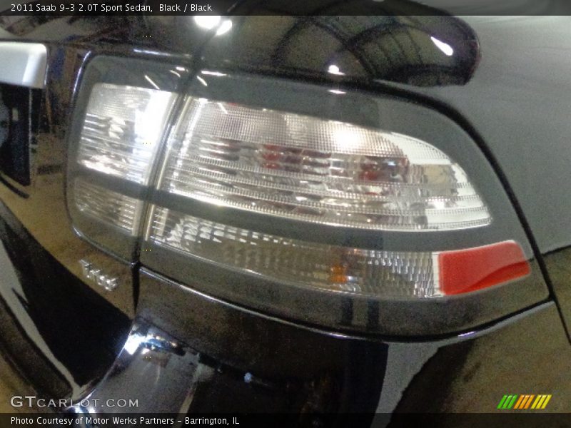 Black / Black 2011 Saab 9-3 2.0T Sport Sedan