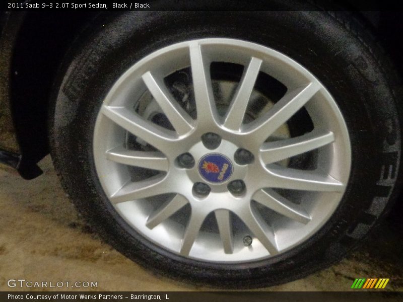 Black / Black 2011 Saab 9-3 2.0T Sport Sedan