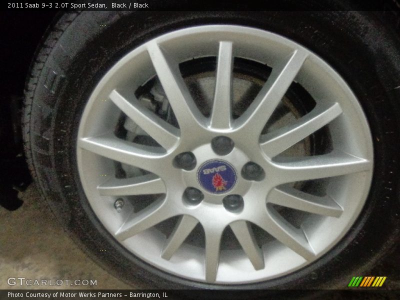 Black / Black 2011 Saab 9-3 2.0T Sport Sedan