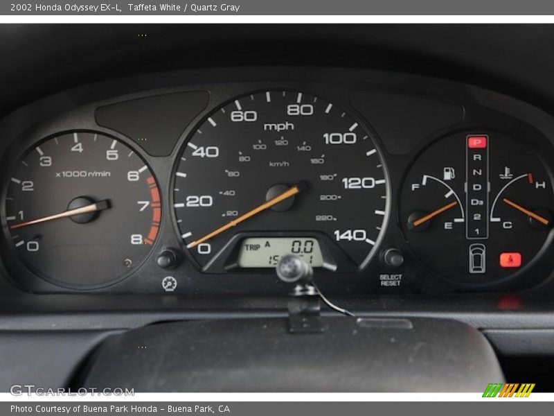 Taffeta White / Quartz Gray 2002 Honda Odyssey EX-L