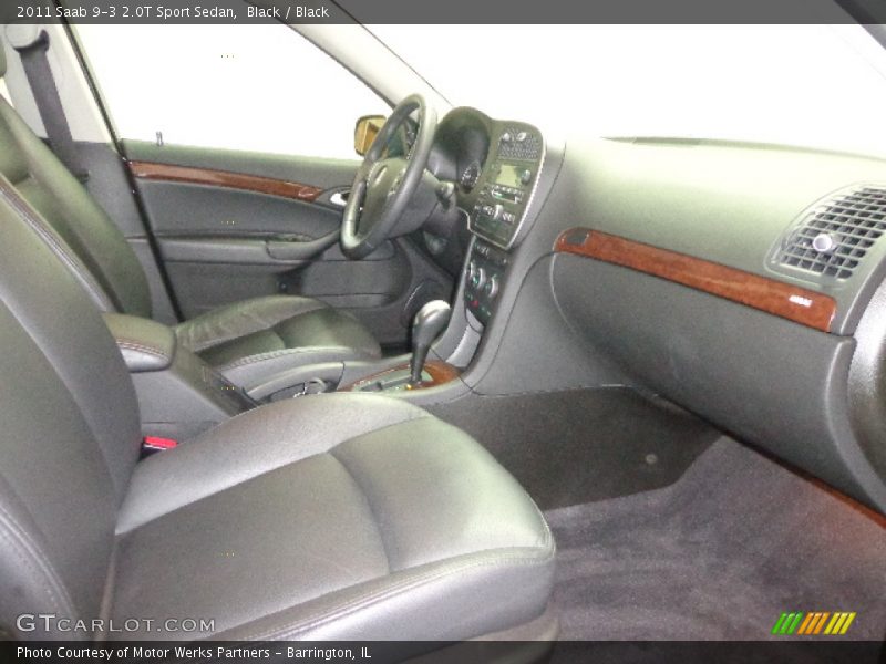 Black / Black 2011 Saab 9-3 2.0T Sport Sedan