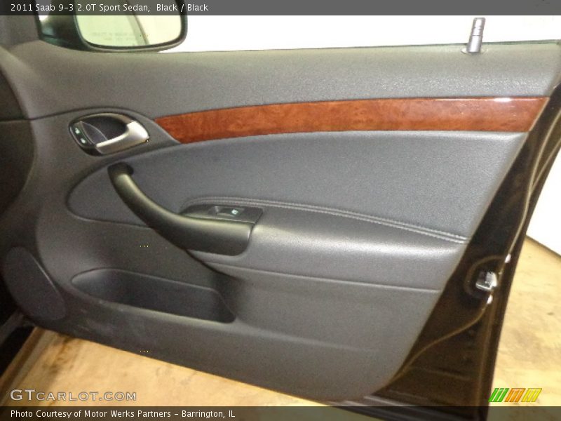 Black / Black 2011 Saab 9-3 2.0T Sport Sedan