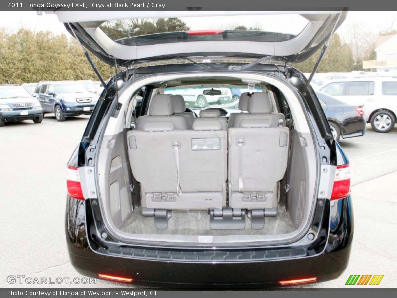 Crystal Black Pearl / Gray 2011 Honda Odyssey EX-L