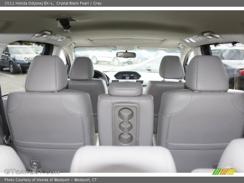 Crystal Black Pearl / Gray 2011 Honda Odyssey EX-L