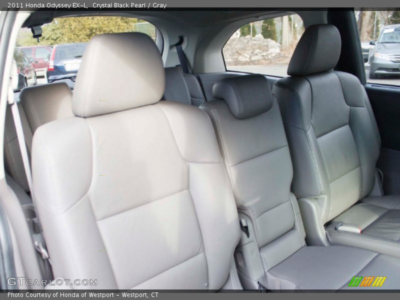 Crystal Black Pearl / Gray 2011 Honda Odyssey EX-L