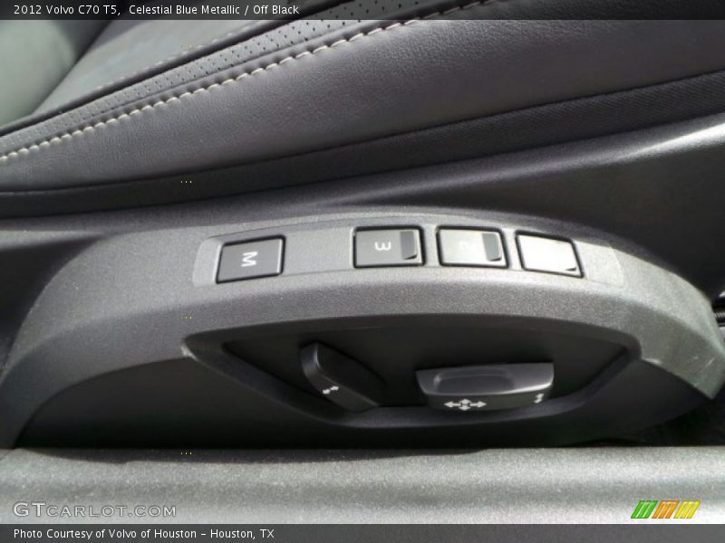 Celestial Blue Metallic / Off Black 2012 Volvo C70 T5