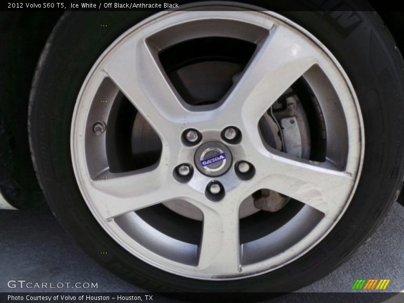 Ice White / Off Black/Anthracite Black 2012 Volvo S60 T5