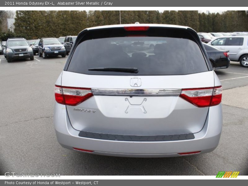 Alabaster Silver Metallic / Gray 2011 Honda Odyssey EX-L