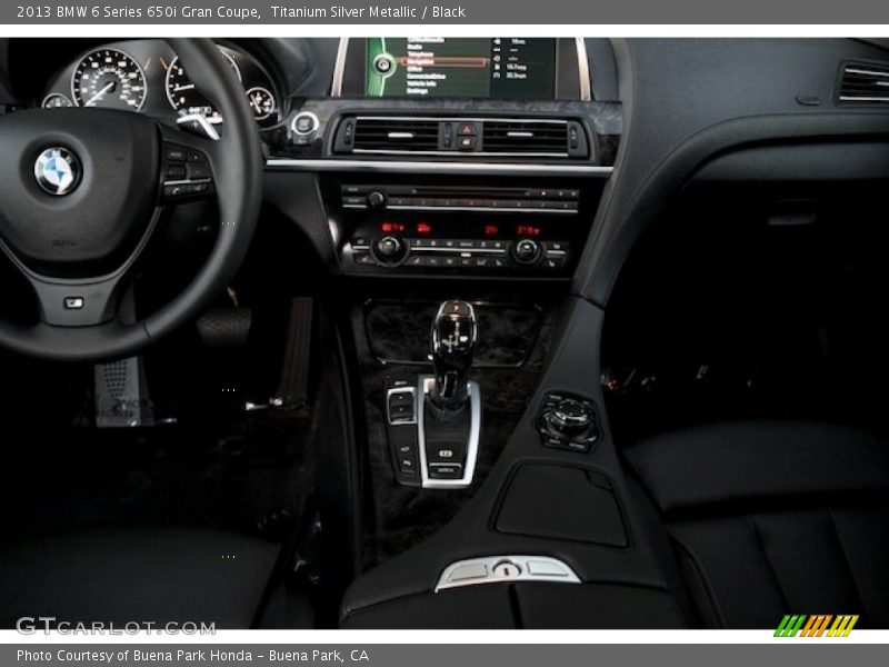 Titanium Silver Metallic / Black 2013 BMW 6 Series 650i Gran Coupe