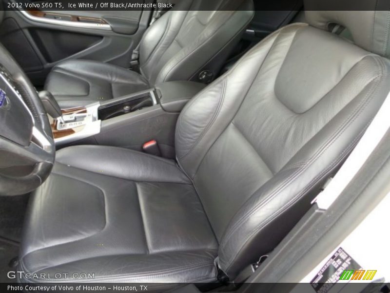 Ice White / Off Black/Anthracite Black 2012 Volvo S60 T5
