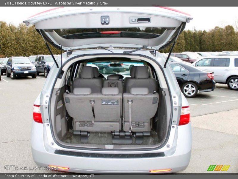 Alabaster Silver Metallic / Gray 2011 Honda Odyssey EX-L
