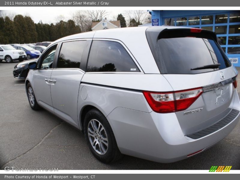 Alabaster Silver Metallic / Gray 2011 Honda Odyssey EX-L
