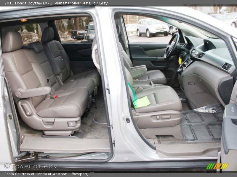 Alabaster Silver Metallic / Gray 2011 Honda Odyssey EX-L
