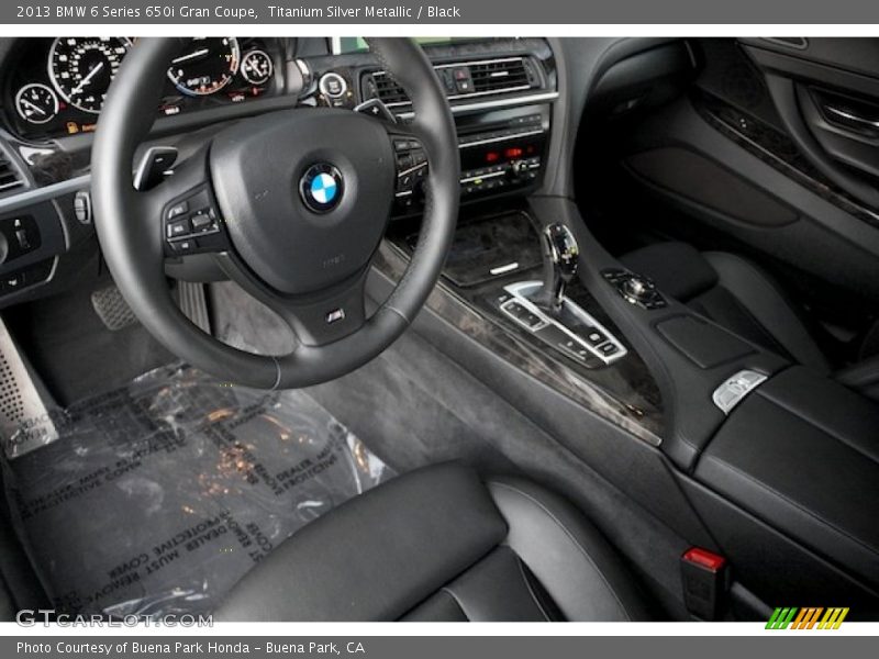 Titanium Silver Metallic / Black 2013 BMW 6 Series 650i Gran Coupe