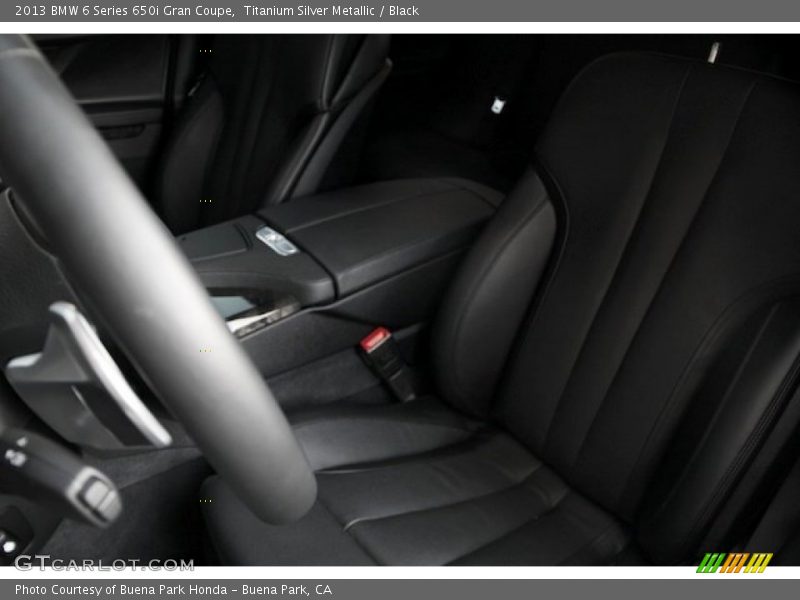 Titanium Silver Metallic / Black 2013 BMW 6 Series 650i Gran Coupe